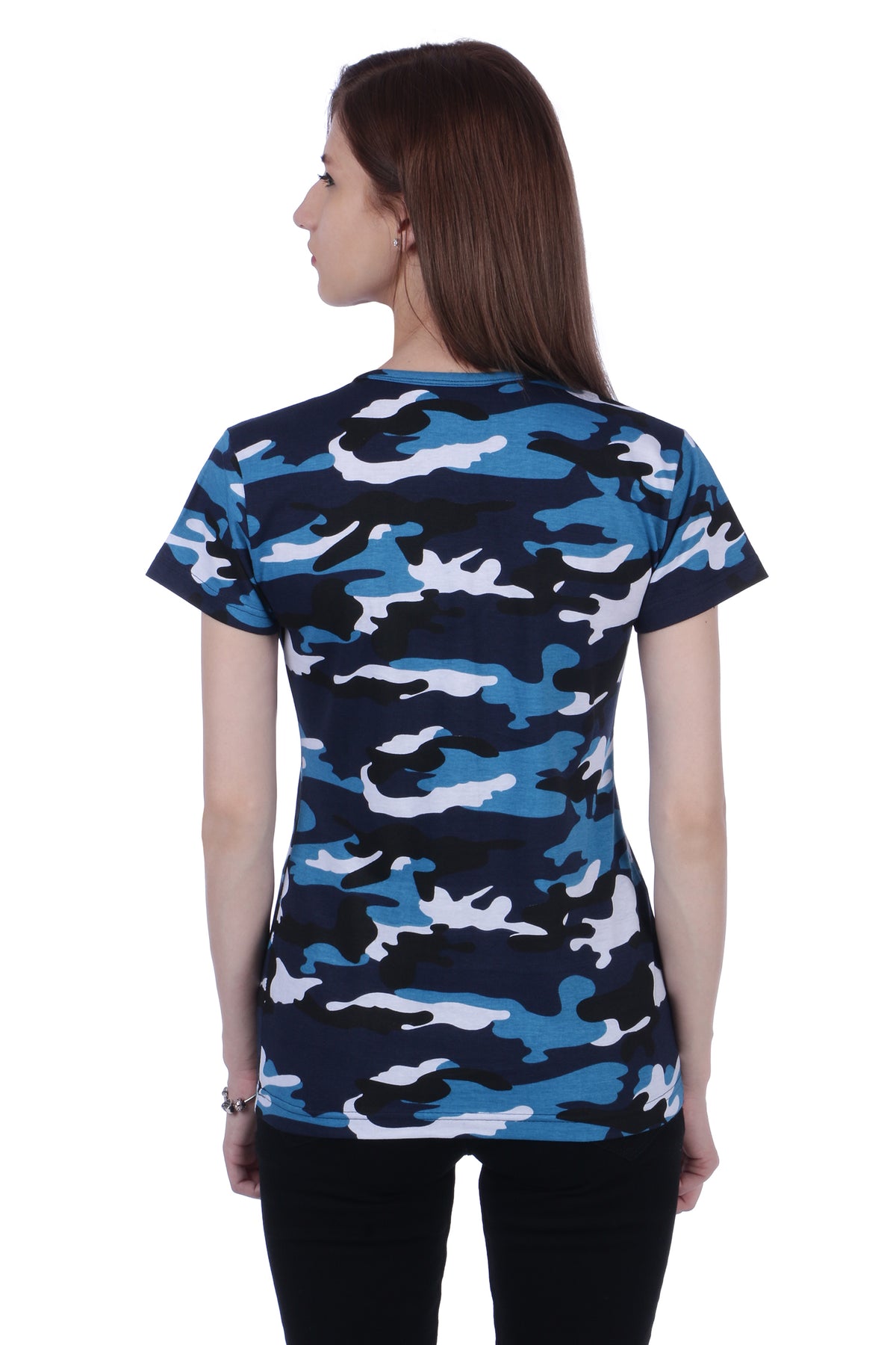 Neo Garments Women's Camouflage Cotton Round Neck T-Shirt | SIZES - XS - 30" TO L - 36"