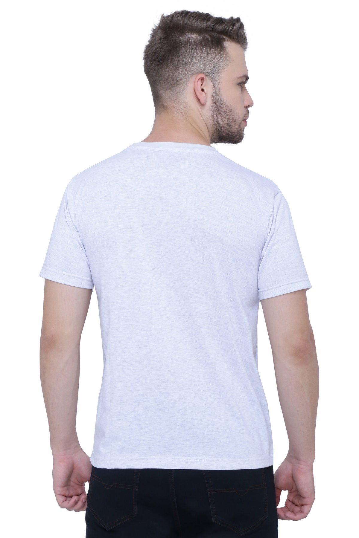 Neo Garments Men's Cotton Round Neck Half Sleeve T-Shirt | Ramraksha |  SIZE FROM XS TO 2XL |