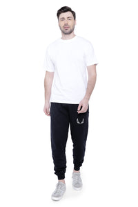 Men's Cotton Sweatpants - Black | SIZES FROM M TO 7XL.