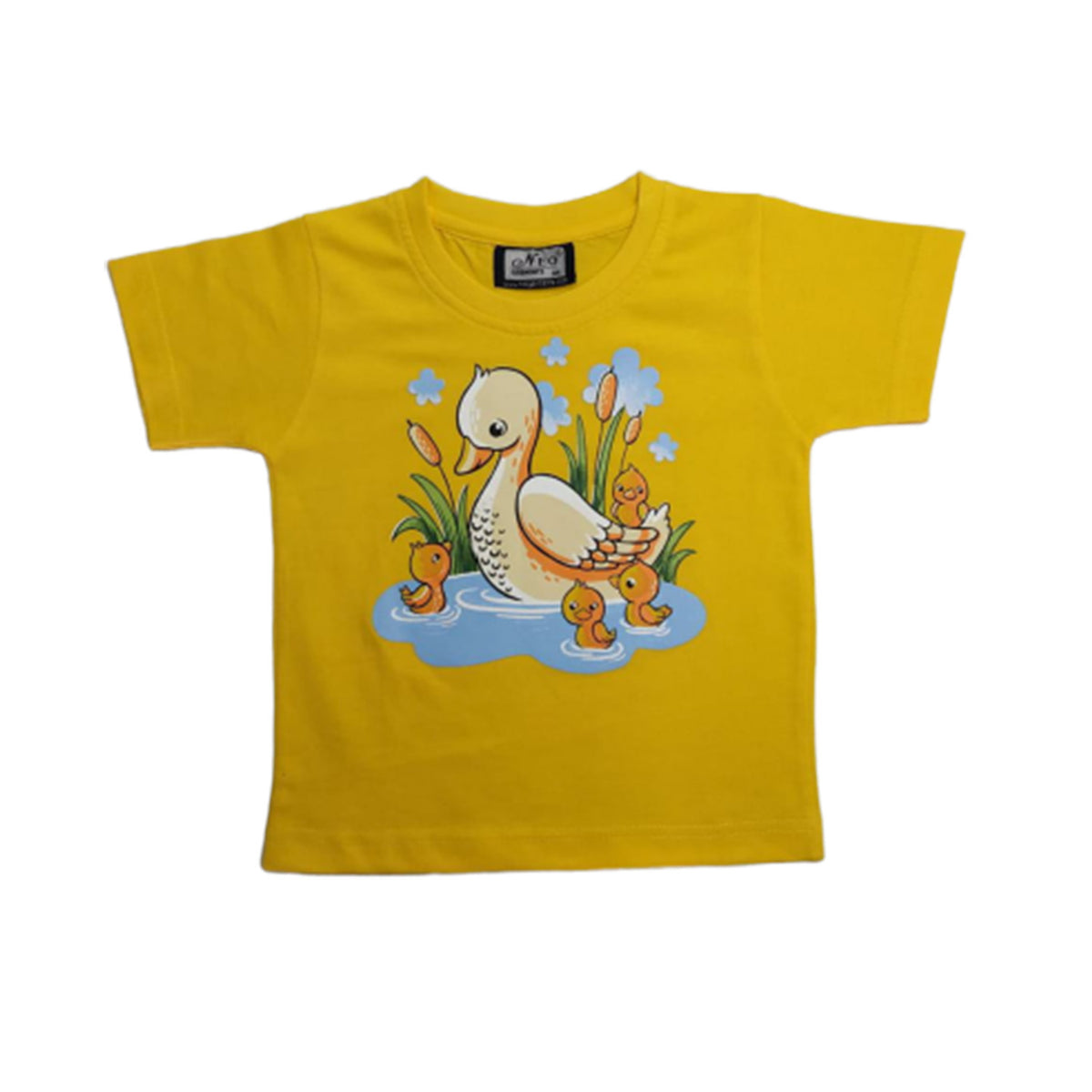 NEO GARMENTS Kid's Boys & Girls Round Neck Cotton T-shirt | DUCK. | SIZE FROM 1YRS TO 7YRS.